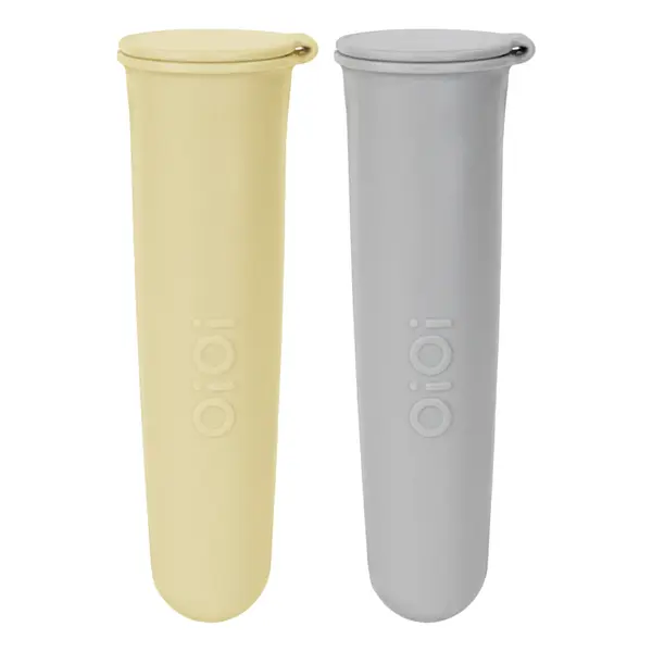 OiOi Buz Buz Dondurma Kabı 2li Mellow Yellow - Powder Grey