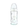 Nuk FC Plus Silikon Emzikli Cam Biberon 240 ml Mavi