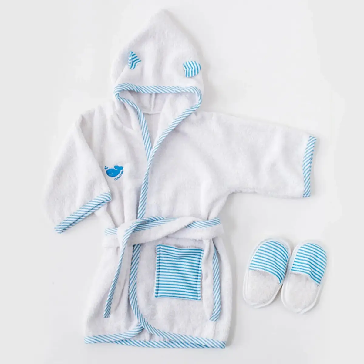 Andy Wawa Bornoz Takımı Baby Home Beyaz