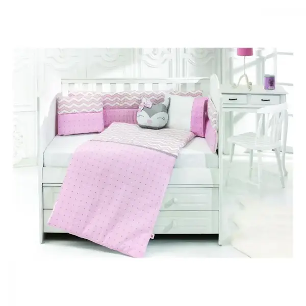 Momishop Fox Park Yatak Uyku Seti Pembe