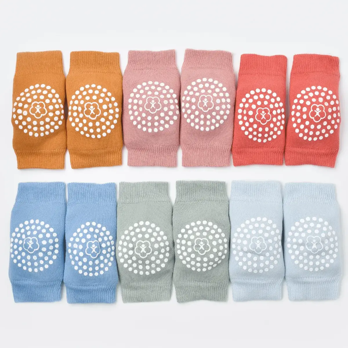 Bibaby Organik Patik Dizlik Çorap Colors Pudra