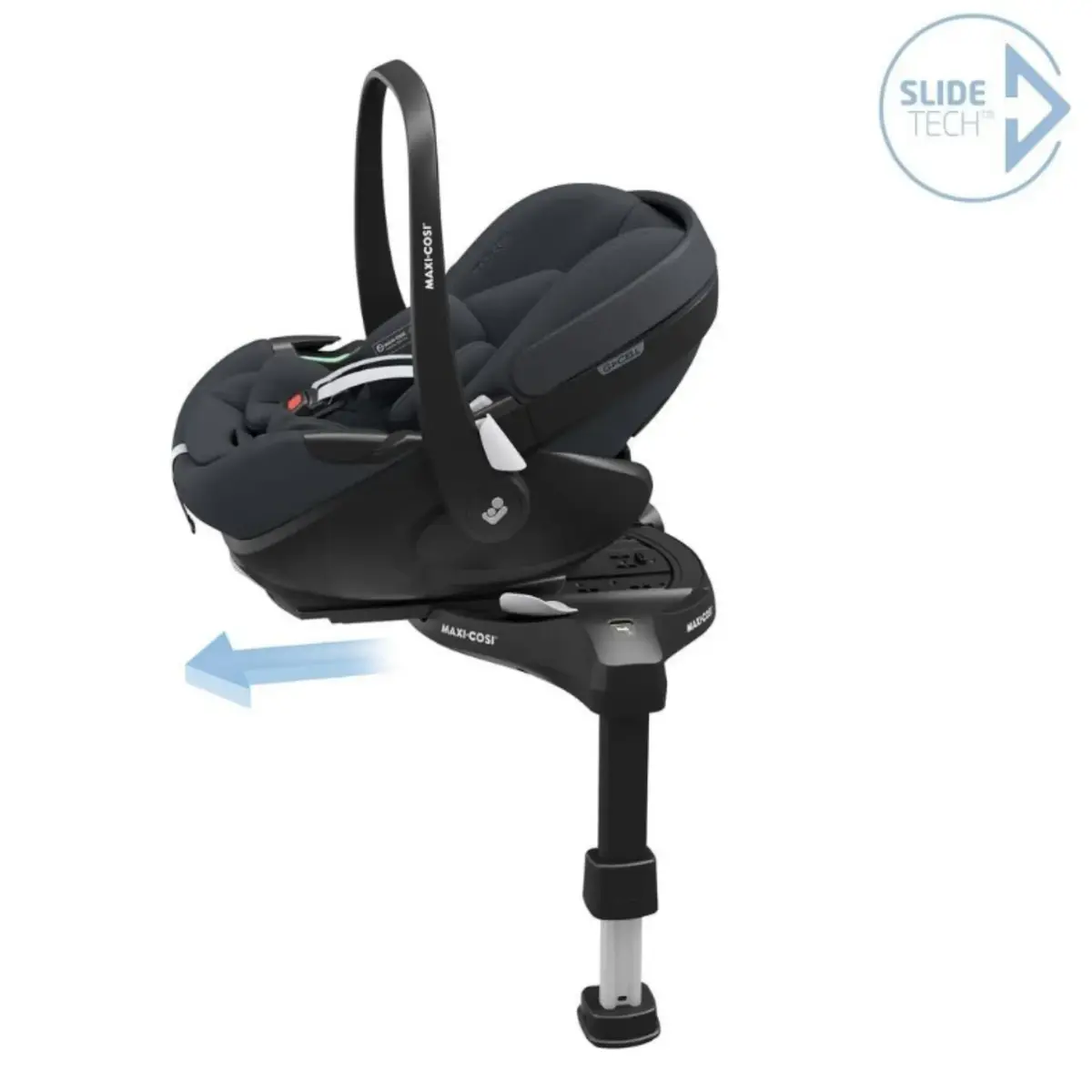 Maxi Cosi Pebble SlideTech Tam Yatabilen Oto Koltuğu 0-13 Kg Essential Graphite