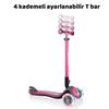 Globber Elite Deluxe Işıklı Scooter Pembe