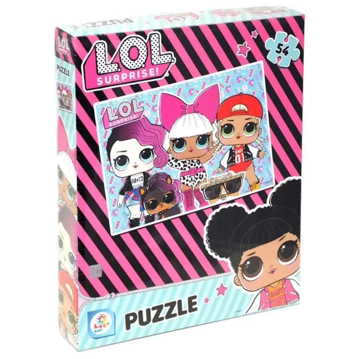 Laço Kids Lol 54 Parça Kutu Puzzle
