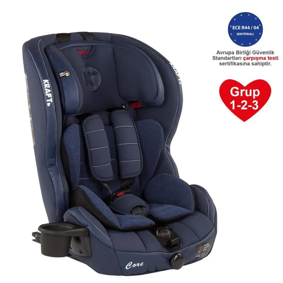 Kraft Core Fix Oto Koltuğu 9-36 Kg Navy