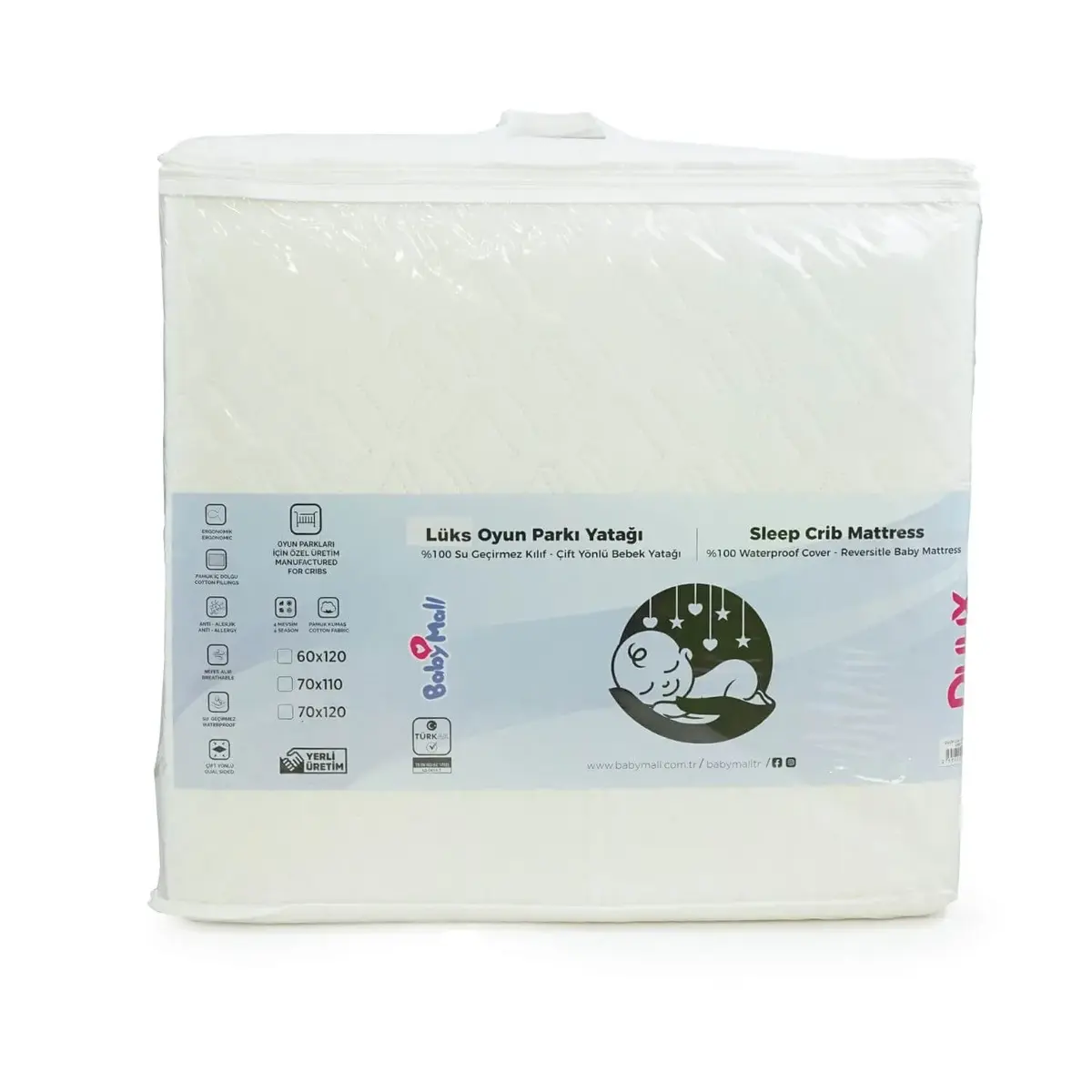 Duux Lux Pamuk Yatak 60X120 cm