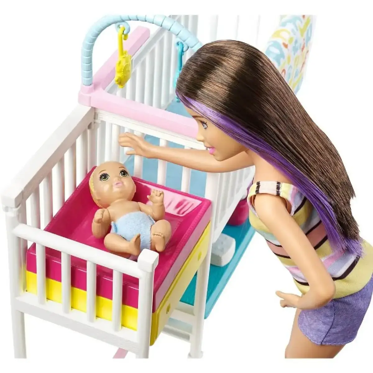 Barbie Bebek Bakıcısı Kaptan Uyku Eğitiminde Oyun Seti