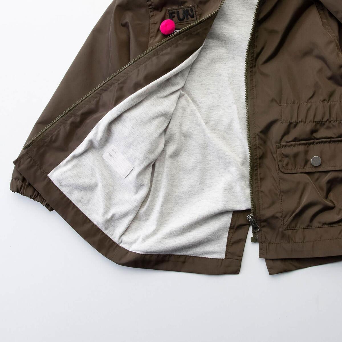 Midimod Yağmurluk Ponponlu Haki