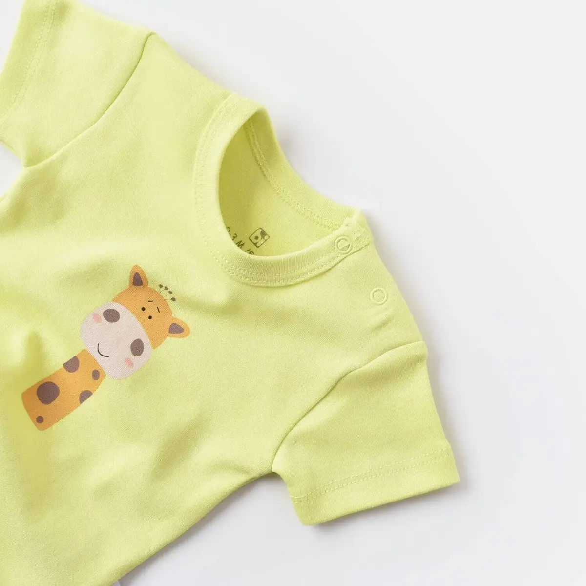 Bibaby Body Kısa Kol Summer Special Limon