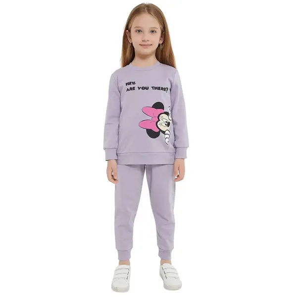 Minnie Mouse Eşofman Takımı Yaban Mersini