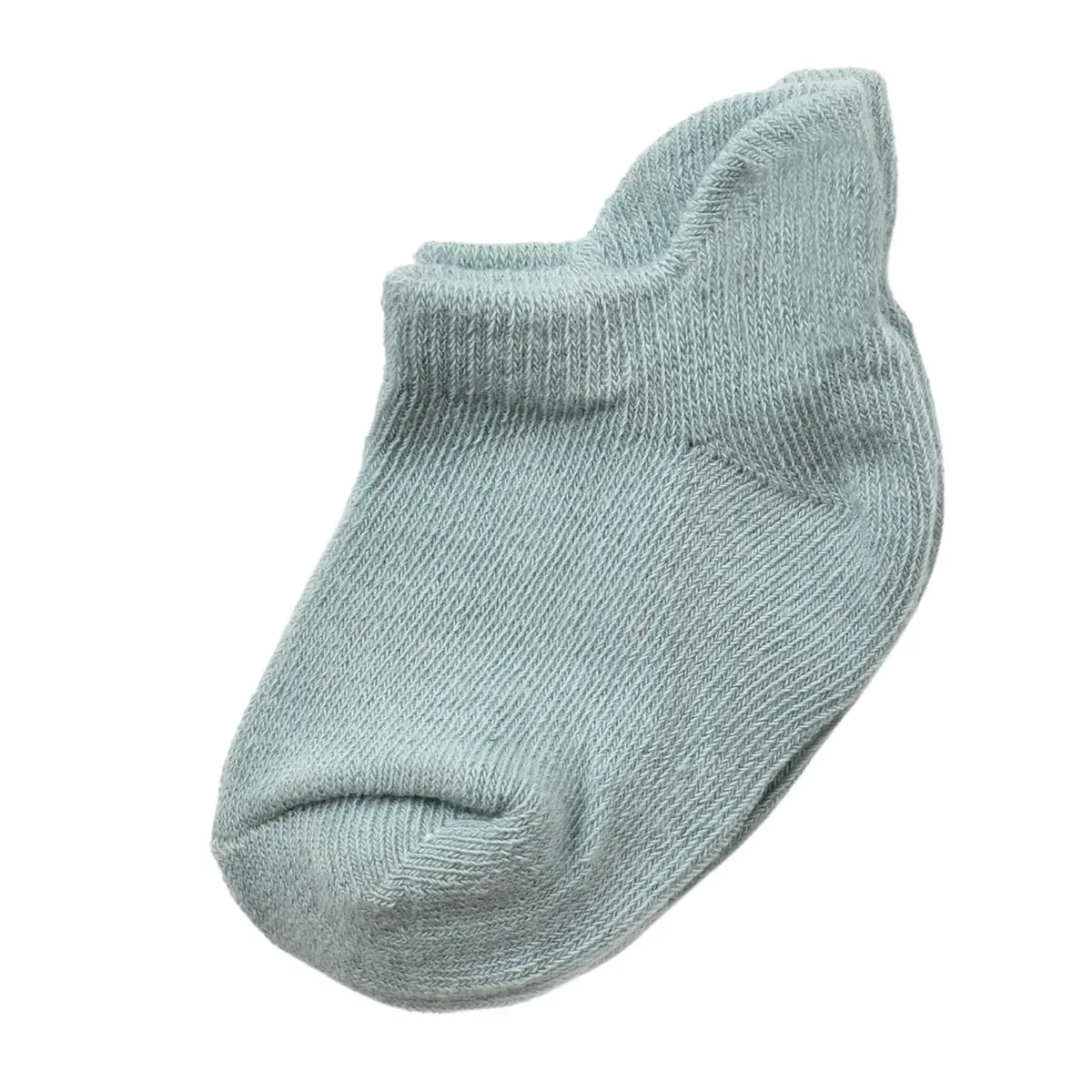Bibaby Organik Çorap Soket Basic Sneaskers Yeşil