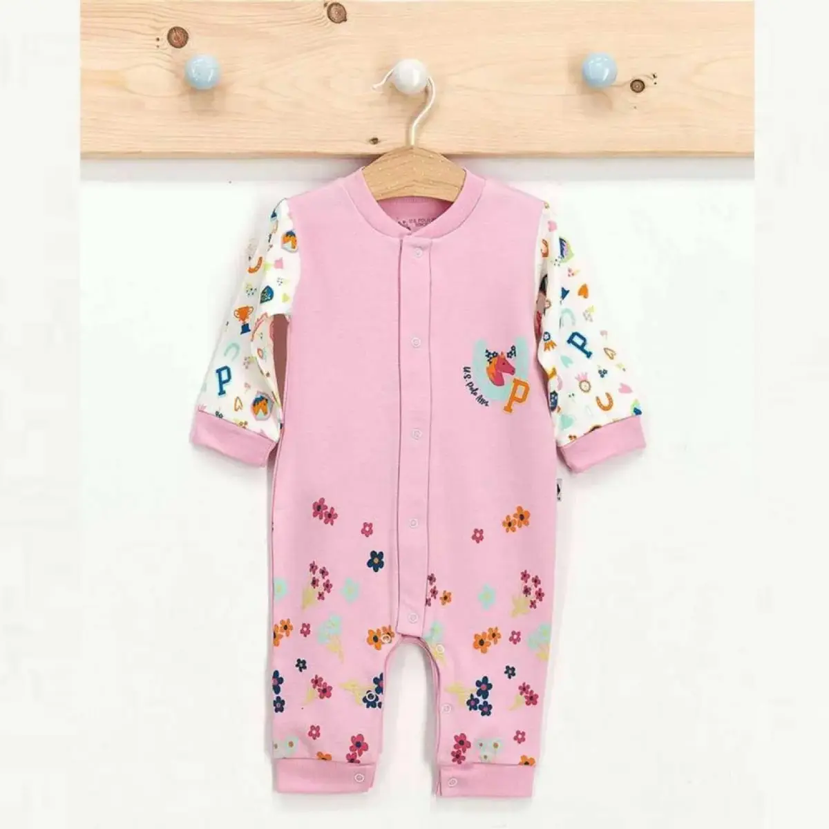 U.S. Polo Tulum Uzun Kol Patiksiz Toz Pembe