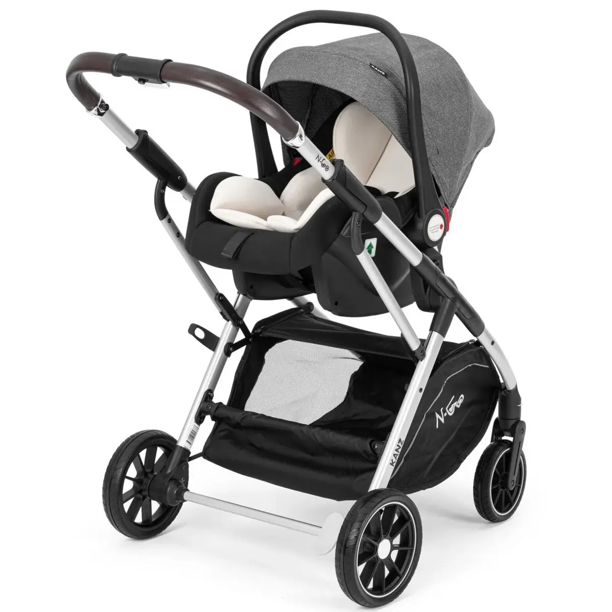 Kanz N-Go Travel Sistem Bebek Arabası Gri