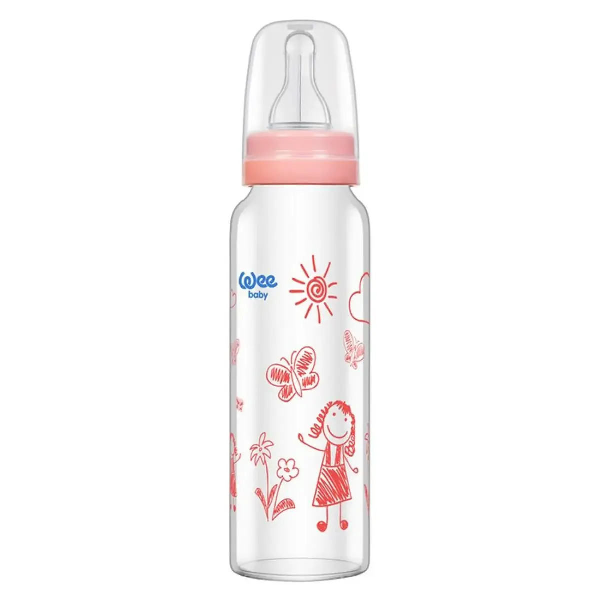 Wee Baby Isıya Dayanıklı Cam Biberon 240 ml