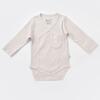 Bibaby Organik Body Kruvaze Eldivenli Soft Modal Gri