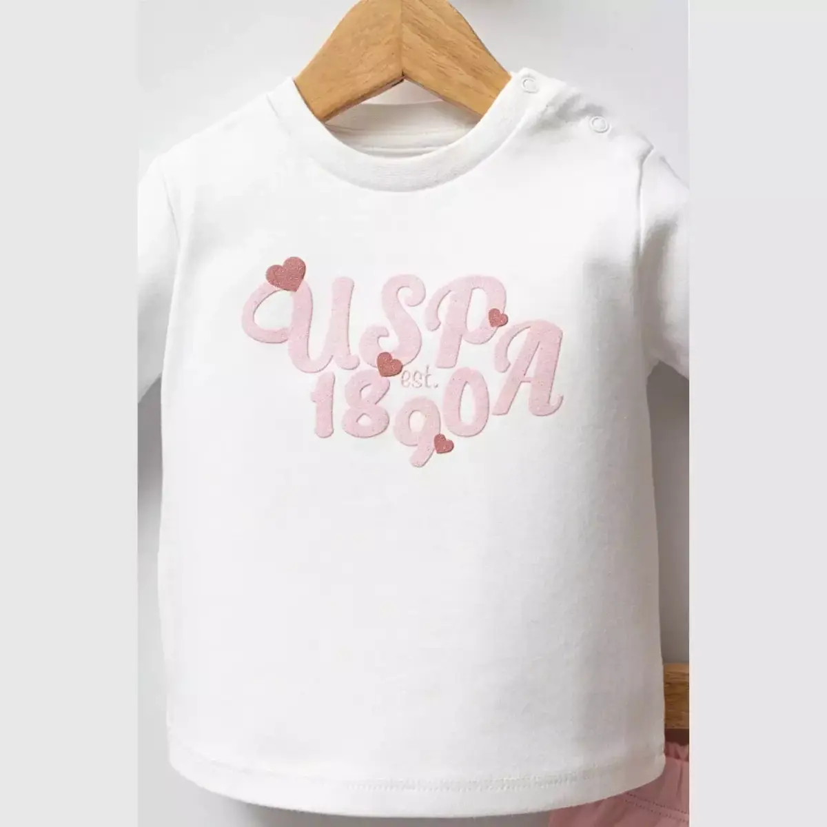 U.S. Polo 3lü Takım Açık Pembe
