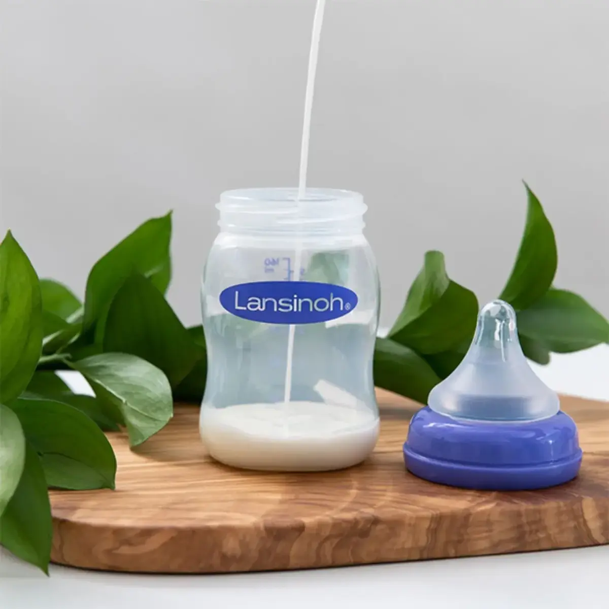 Lansinoh Natural Wave Silikon Biberon Emziği 2li Yavaş Akış