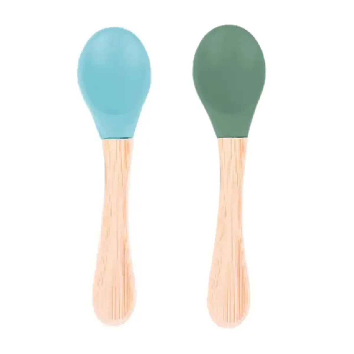 BM Care Bambu Mama Kaşığı Mavi-Yeşil