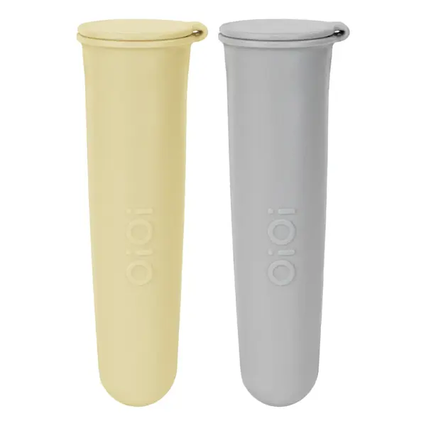 OiOi Buz Buz Dondurma Kalıbı 2li Mellow Yellow - Powder Grey