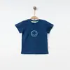 Bebolly T-Shirt Gülenyüz Baskılı Lacivert