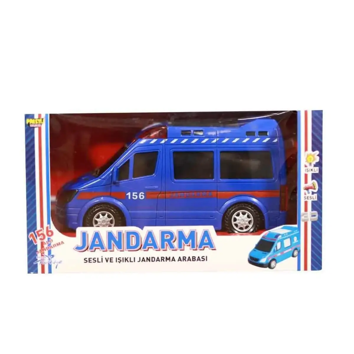 Jandarma Aracı Pilli Işıklı Kutulu
