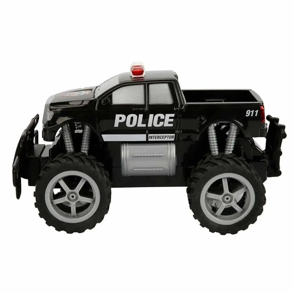 Uzaktan Kumandalı Jumbo Wheels Usb Şarjlı Işıklı Polis Arabası 1:18