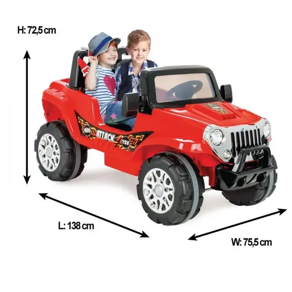 Pilsan Mirage Çift Kişilik 12 Volt Akülü Araba