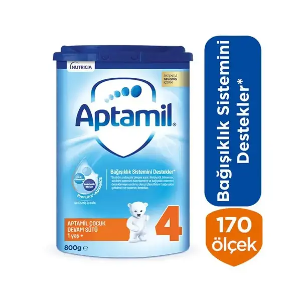 Aptamil 4 Devam Sütü 800 gr Unibaby Islak Mendil Hediyeli