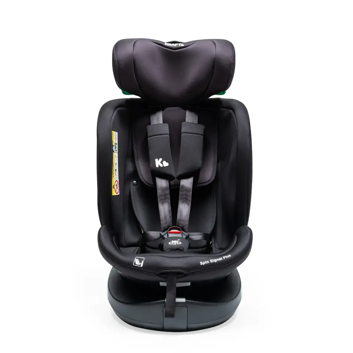 Kraft Spin Signal Plus I-Size Oto Koltuğu 0-36 Kg Black