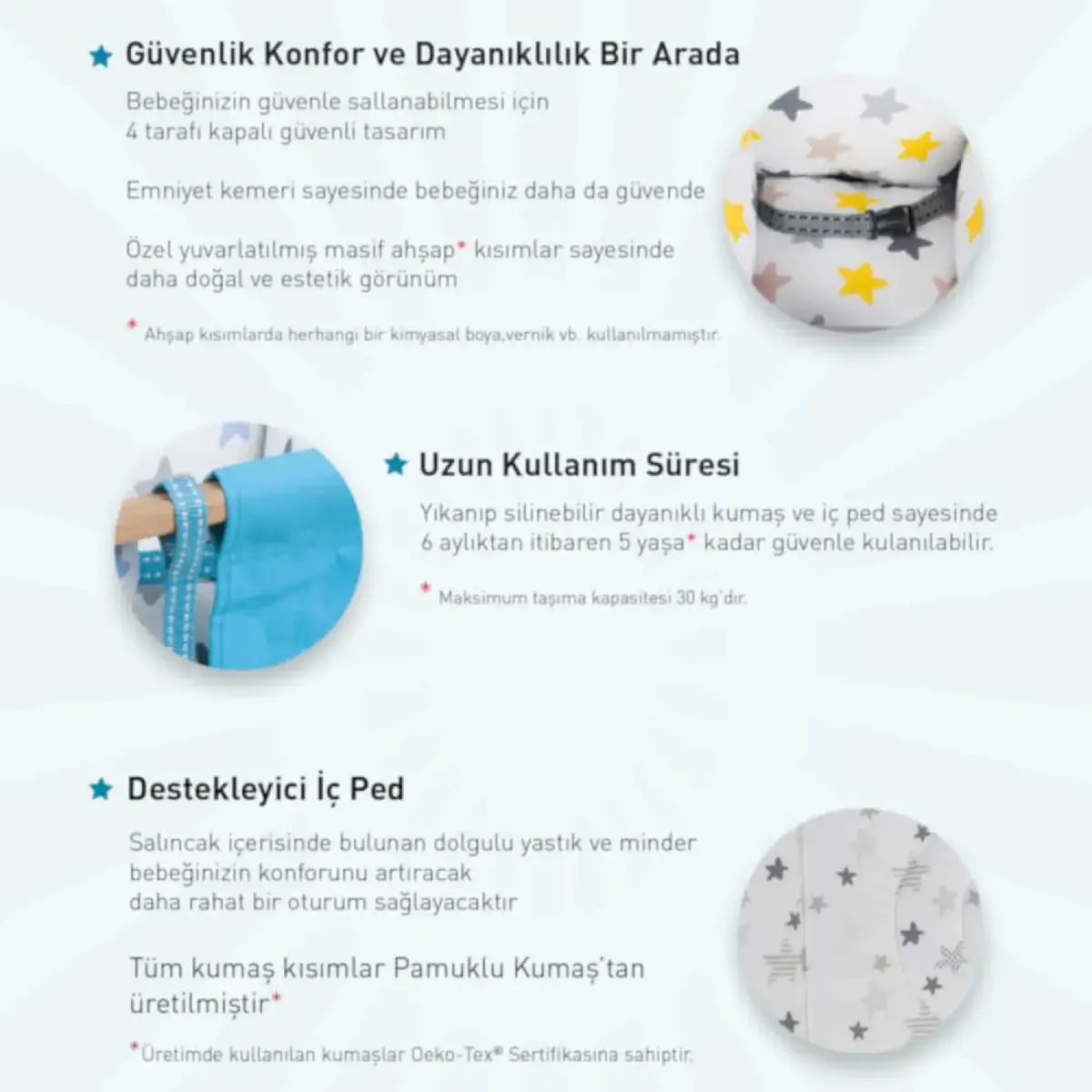 Holmen Şelale Salıncak Ekru