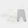 Bibaby Organik Zıbın Takımı 3lü Koala Jungle Gri