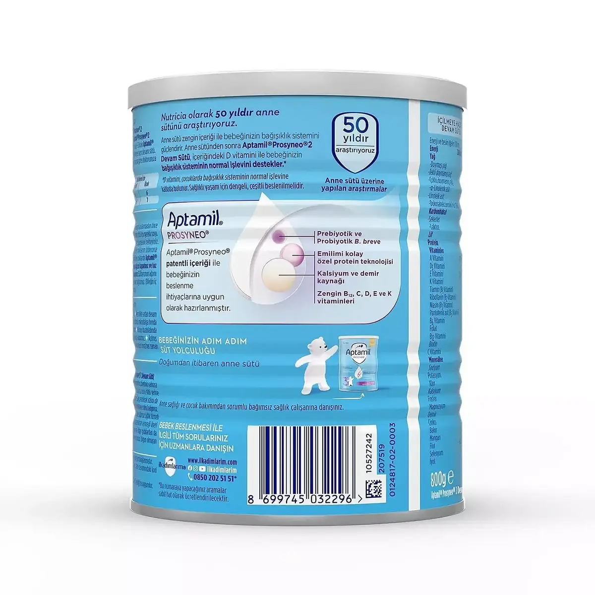 Aptamil Prosyneo 2 Devam Sütü 800 gr 6-12 Ay