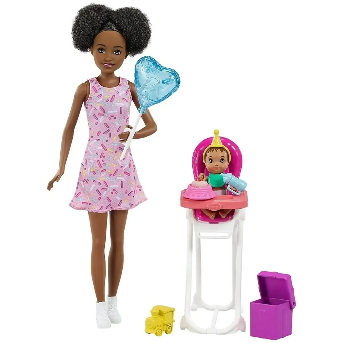 Barbie Bebek Bakıcısı Bebeği ve Aksesuarları Oyun Seti