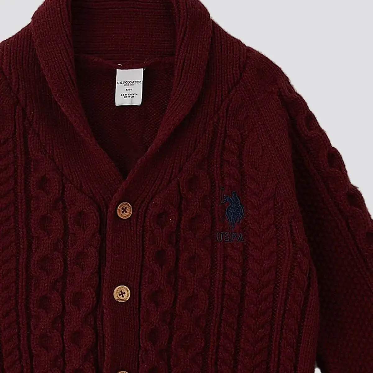 U.S. Polo Hırka Bordo