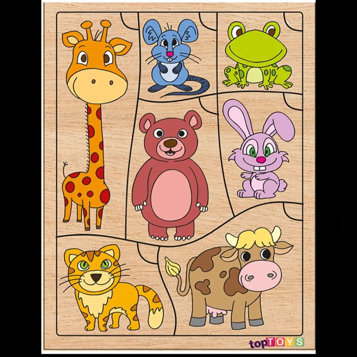Toptoys Bil Bakalım Kim Ne Yer Eşleştime Puzzle 19x25 Cm
