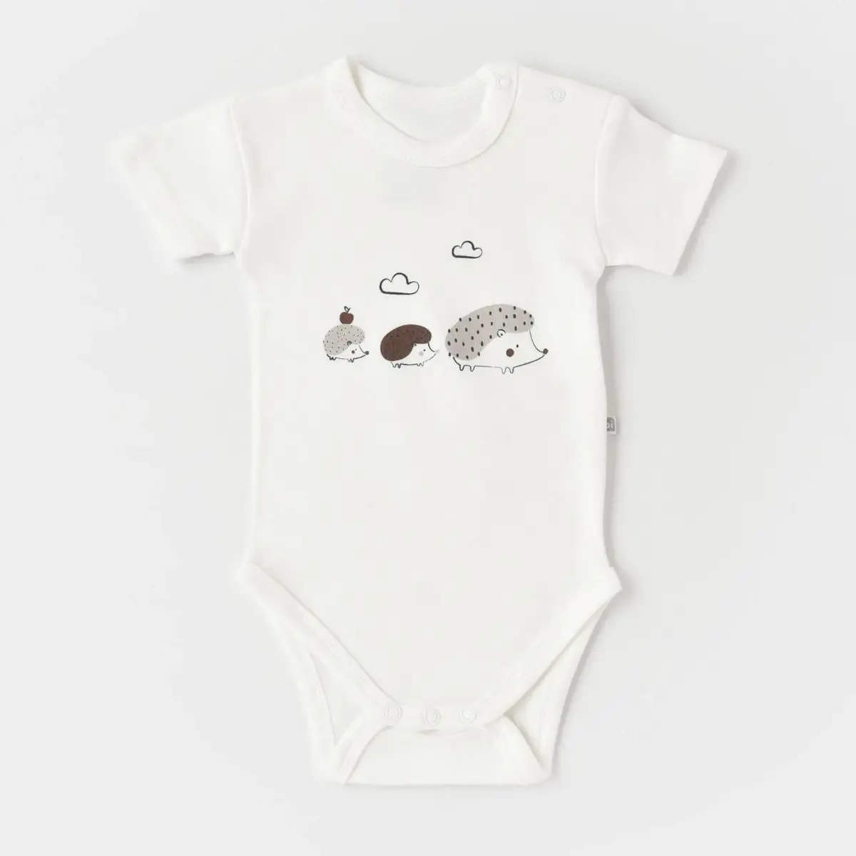 Bibaby Body Kısa Kol Summer Special Ekru