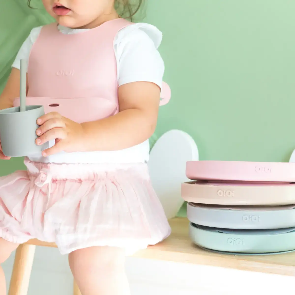 OiOi Mama Önlüğü Pinky Pink