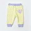 Bibaby Organik Pantolon Patiksiz Love You Baby Yellow Lavander