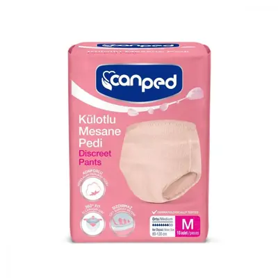 Canped Külotlu Mesane Pedi 10lu M Beden