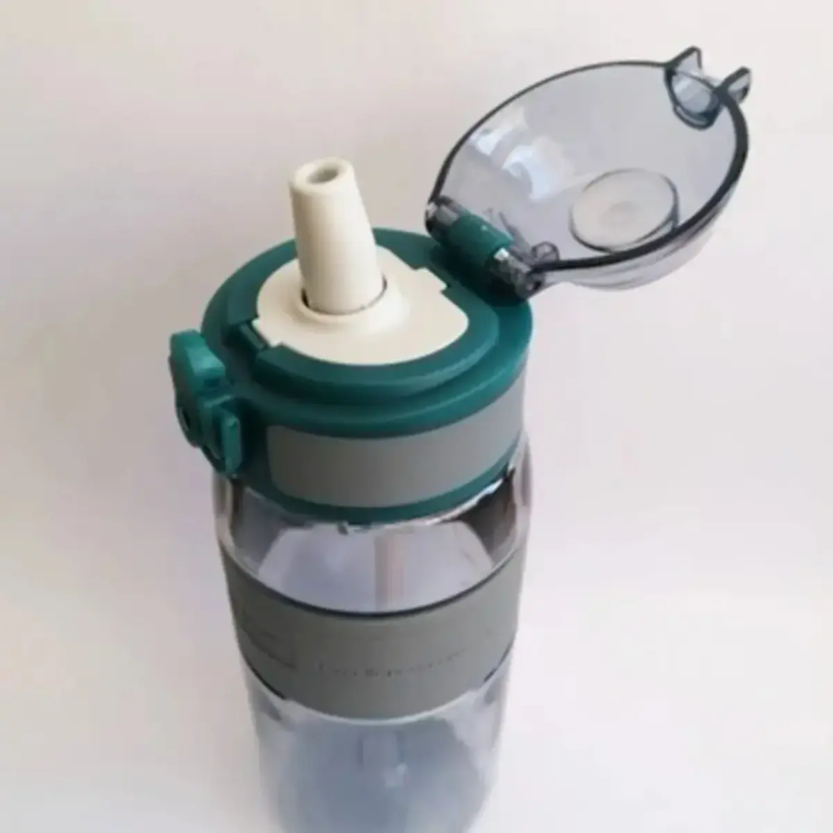 Uzspace Tritan Pipetli Suluk 600 ml Gri