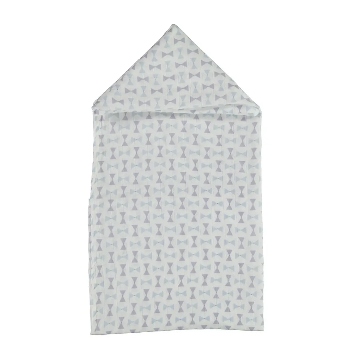 Bibaby Müslin Örtü Papyonlu 100x130cm Mavi