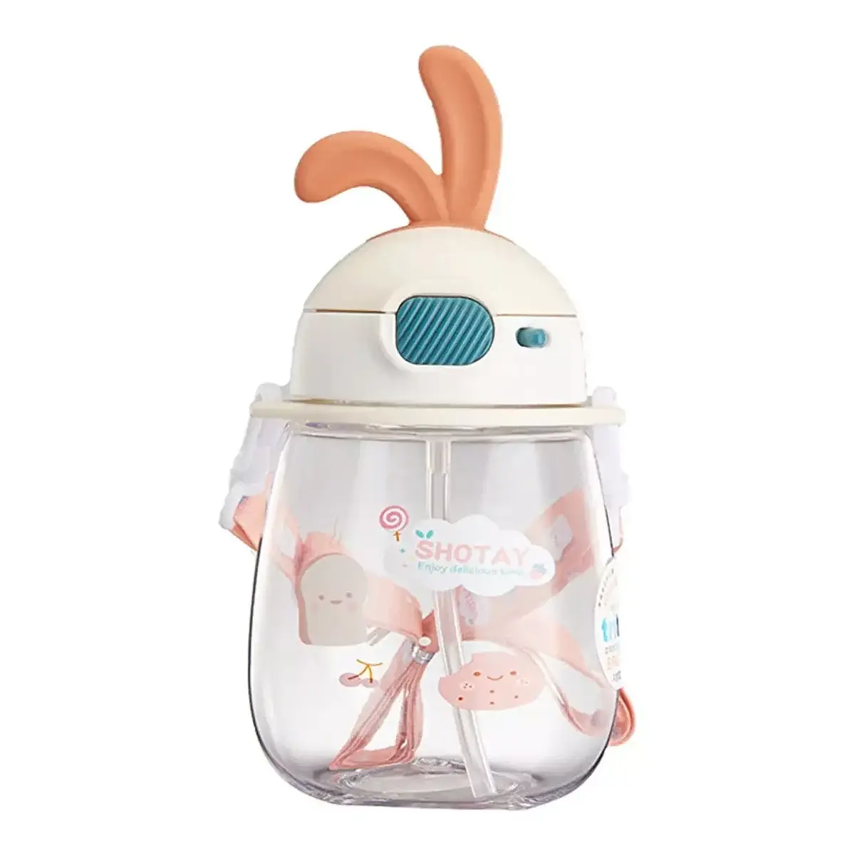 SHOTAY RABBIT TRITAN MATARA 600 ML. BEYAZ