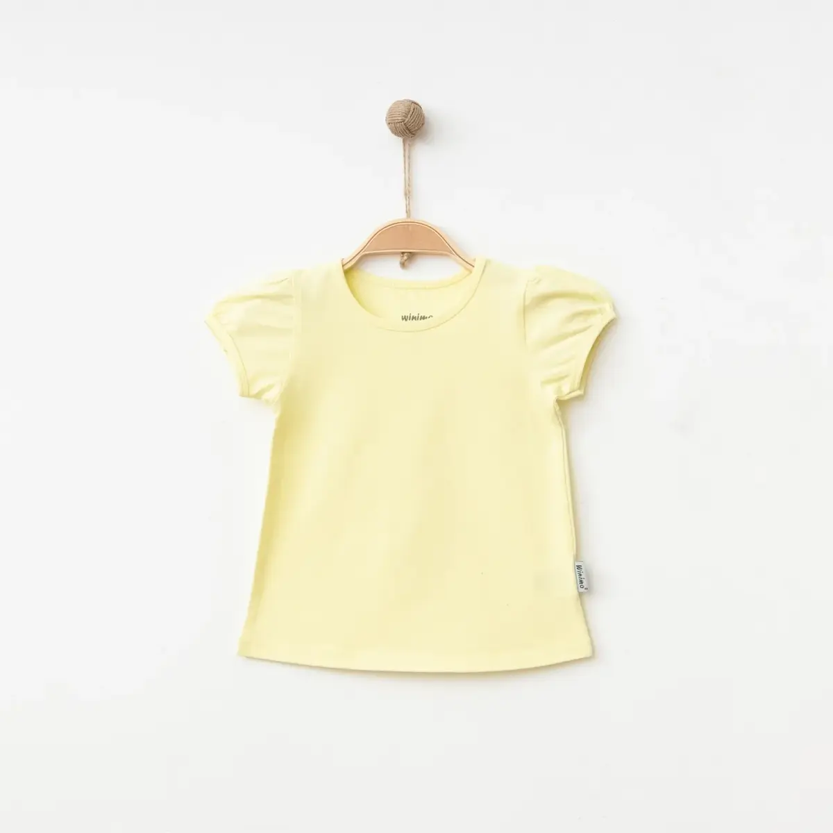 Winimo T-Shirt Basic Açık Sarı Winimo T-Shirt Basic Açık Sarı