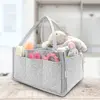 Babyjem Keçe Anne Bebek Bakım Çantası Gri Çiçek