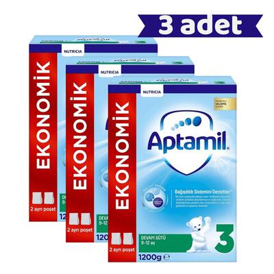 Aptamil 3 Devam Sütü 1200 Gr x3