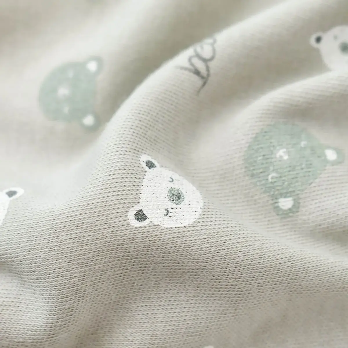 Bibaby Organik Body Hug Me Bear Yeşil