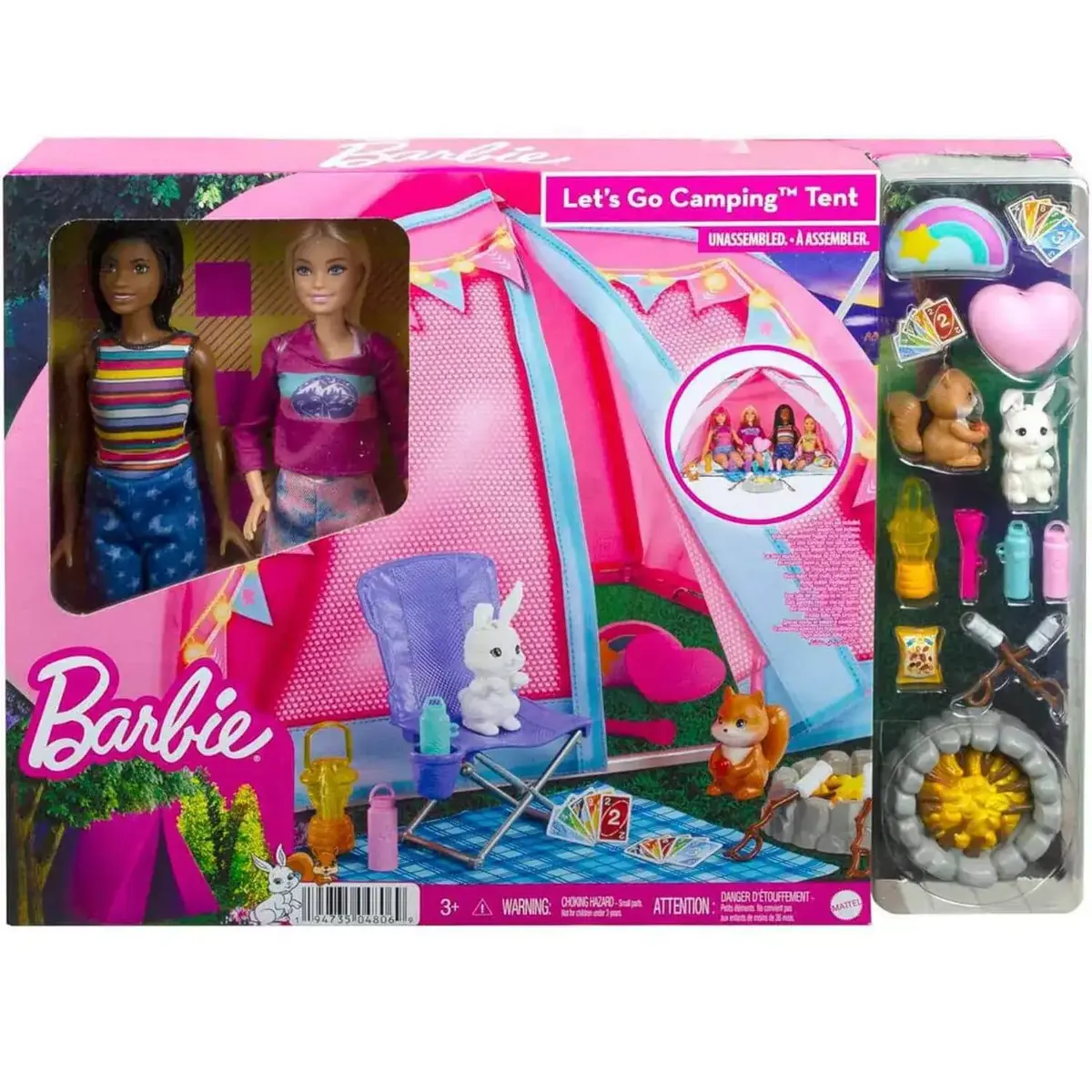 Barbie Malibu ve Brooklyn Kampta Oyun Seti