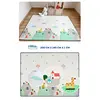 Coolmats Yeşil Parkur-Bulutlar ve Dağlar Oyun Halısı 140x100x1