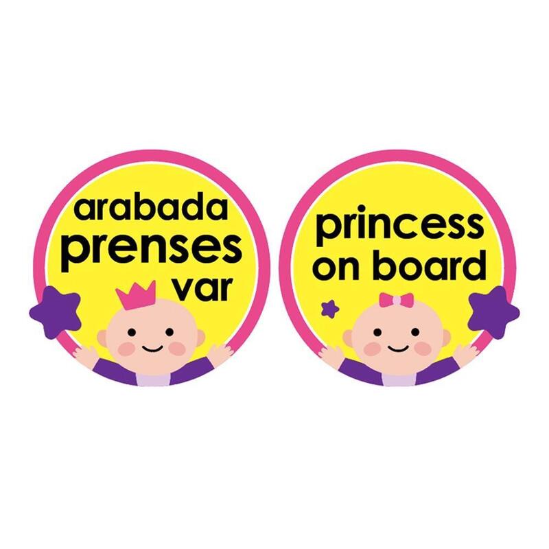 Babyjem Arabada Prenses Var Pembe