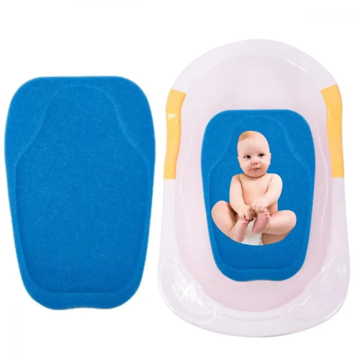 Sevi Bebe Bebek Küvet Süngeri Mavi